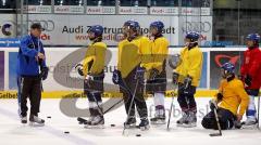 ERC Ingolstadt - Jugendtraining mit den Trainer Peter Bares