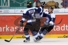 European Trophy - ERC Ingolstadt - Frölunda Indians - Tor Christoph Gawlik zum 3:1 Jubel