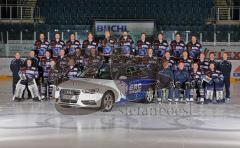 DEL - ERC Ingolstadt - Play Off 2013 - Neues Mannschaftsfoto - Sponsor Audi
Namensliste per Email anfordern. Das Bild gibts es noch in höherer Auflösung