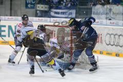 DEL - 6.Spiel - Playoff - ERC Ingolstadt - Krefeld Pinguine 2:7 - Sean O´Connor (73)  knapp am Tor