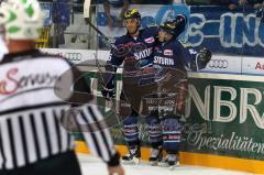 DEL - ERC Ingolstadt - Eisbären Berlin - Jared Ross Tor Jubel John Laliberte