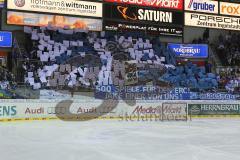 DEL - ERC Ingolstadt - Krefeld Pinguine - Fans Fahnen Choreo