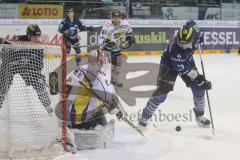 DEL - ERC Ingolstadt - Krefeld Pinguine - Sean O´Connor (73)  am Tor