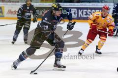 DEL - ERC Ingolstadt - Düsseldorf DEG - 5:0 - Alexander Oblinger zieht ab