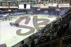 DEL - 6.Spiel - Playoff - ERC Ingolstadt - Krefeld Pinguine 2:7 - Letztes Spiel der Saison, Saturn Arena Choreographie Fans