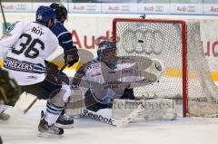 DEL - ERC Ingolstadt - Hamburg Freezers - Tyler Bouck mit dem 4:2 Tor Jubel