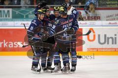 DEL - ERC Ingolstadt - Hamburg Freezers - Tyler Bouck mit dem 4:2 Tor Jubel