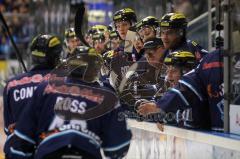 DEL - ERC Ingolstadt - Eisbären Berlin - Torjubel Spielerbank