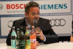 DEL - ERC Ingolstadt - Nürnberg Icetigers - 3:5 - Chefcoach Rich Chernomaz  in der Pressekonferenz