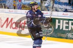 DEL - ERC Ingolstadt - Düsseldorf EG - Sieg Tor Jubel Jared Ross
