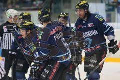 DEL - ERC Ingolstadt - Düsseldorf DEG - 5:0 - Tor Patrick Hager Jubel