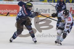 DEL - 6.Spiel - Playoff - ERC Ingolstadt - Krefeld Pinguine 2:7 - Thomas Greilinger (39) zieht ab, Tor