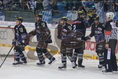 DEL - ERC Ingolstadt - Krefeld Pinguine - Playoff 4.Spiel - Ausgleich Tor Jubel Patrick Hager (52)