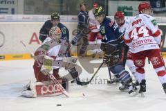 DEL - ERC Ingolstadt - Kölner Haie - John Laliberte (15) wieder knapp am Tor