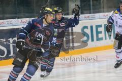 DEL - ERC Ingolstadt - Straubing Tigers - Tor 1:0 durch Periard, Derek Hahn und John Laliberte