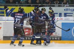 DEL - ERC Ingolstadt - Straubing Tigers - 2:1 Tor durch Thomas Greilinger Jubel