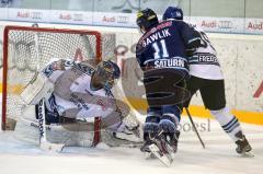 DEL - ERC Ingolstadt - Hamburg Freezers - Christoph Gawlik am Tor