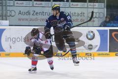 DEL - ERC Ingolstadt - Nürnberg Icetigers - John Laliberte (15) in der Luft