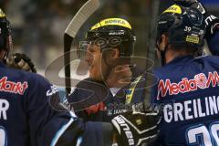 DEL - ERC Ingolstadt - EHC Red Bull München 4:5 n.P. - Tor Jubel Thomas Greilinger und Jakub Ficenec