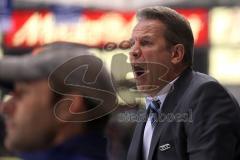 DEL - ERC Ingolstadt - Eisbären Berlin - Trainer Rich Chernomanz schimpft