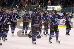 DEL - ERC Ingolstadt - Hannover Scorpions - Jubel für die Fans Sieg