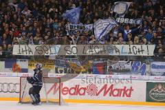 DEL - ERC Ingolstadt - Nürnberg Icetigers  - Fans Spruchband Fahnen