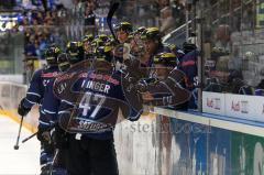 DEL - ERC Ingolstadt - Eisbären Berlin - Torjubel Spielerbank