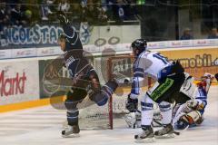 DEL - ERC Ingolstadt - Straubing Tigers - Thomas Greilinger trifft und Jubelt zum 4:4 Ausgleich Tor