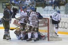 DEL - ERC Ingolstadt - Augsburger Panther - Tor zum 1:0 von Sean O´Connor Jubel