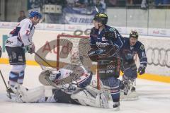 DEL - ERC Ingolstadt - Adler Mannheim - Ausgeleich dorch O ´Connor, Christoph Gawlik und Jared Ross jubeln