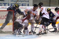 DEL - ERC Ingolstadt - Hannover Scorpions - Gerangel am Hannover Tor