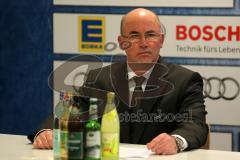 DEL - ERC Ingolstadt - Iserlohn Roosters - Trainer Rick Nasheim 1.Pressekonferenz Sieg