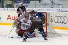 DEL - ERC Ingolstadt - Kölner Haie - Knapp am Tor Jared Ross