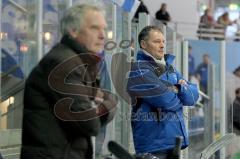 ERCI-Junioren-Ice Hogs Pfaffenhofen Trainer Thomas Krebs und Richard Neubauer Foto: Juergen Meyer