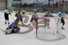ERCI-Junioren-Ice Hogs Pfaffenhofen Krapf Holger mit dem Fuehrungstreffer zum 1:0 Foto: Juergen Meyer