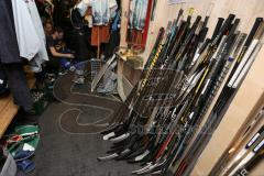 ERC Ingolstadt II - EHC Bayreuth - 4:3 - Container Kabine der zweiten Mannschaft des ERC Ingolstadt