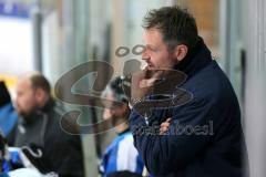ERC Ingolstadt II - EHC Bayreuth - 4:3 - Trainer Thomas Krebs an der Bande
