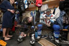 ERC Ingolstadt II - EHC Bayreuth - 4:3 - Container Kabine der zweiten Mannschaft des ERC Ingolstadt