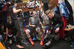 ERC Ingolstadt II - EHC Bayreuth - 4:3 - Container Kabine der zweiten Mannschaft des ERC Ingolstadt