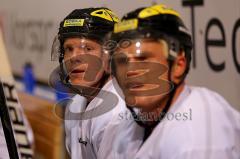 ERC Ingolstadt 1. Training -  Christoph Gawlik und Jakub Ficenec  - Foto: Jürgen Meyer