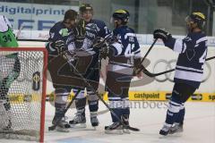 European Trophy 2013 - ERC Ingolstadt - EV Zug - Jean-Francois Boucher (84) trifft zum 2:0 Tor Jubel