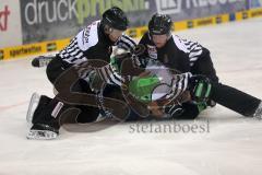 European Trophy 2013 - ERC Ingolstadt - EV Zug - Schlägerei mit Jean-Francois Boucher (84)  und Alessandro Chiesa