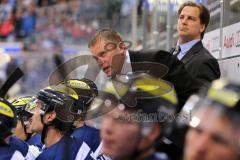 European Trophy - ERC Ingolstadt - Adler Mannheim - Cheftrainer Niklas Sundblad und Co-Trainer Petri Liimatainen