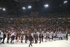 DEL - Playoff Finale - Kölner Haie KEC - ERC Ingolstadt - Das Spiel ist aus, Sieg Deutscher Meister Ingolstadt Jubel