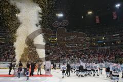 DEL - Playoff Finale - Kölner Haie KEC - ERC Ingolstadt - Ingolstadt ist Deutscher Meister Feier