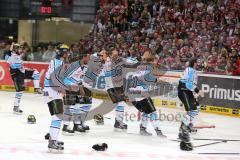 DEL - Playoff Finale - Kölner Haie KEC - ERC Ingolstadt - Das Spiel ist aus, Sieg Deutscher Meister Ingolstadt Jubel