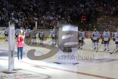 DEL - Playoff Finale - Kölner Haie KEC - ERC Ingolstadt - Vor dem Spiel, Nationalhymne