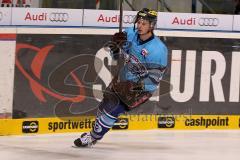 ERC Ingolstadt - Hamburg Freezers - Ziga Jeglic (13) im Aufwärmtrikot - Foto: Jürgen Meyer