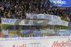 DEL - ERC Ingolstadt - Kölner Haie - Spruchband Fans