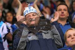 DEL - ERC Ingolstadt - Kölner Haie - PlayOff Finale 2014 - Spiel 2 - Fan Jubel Tor